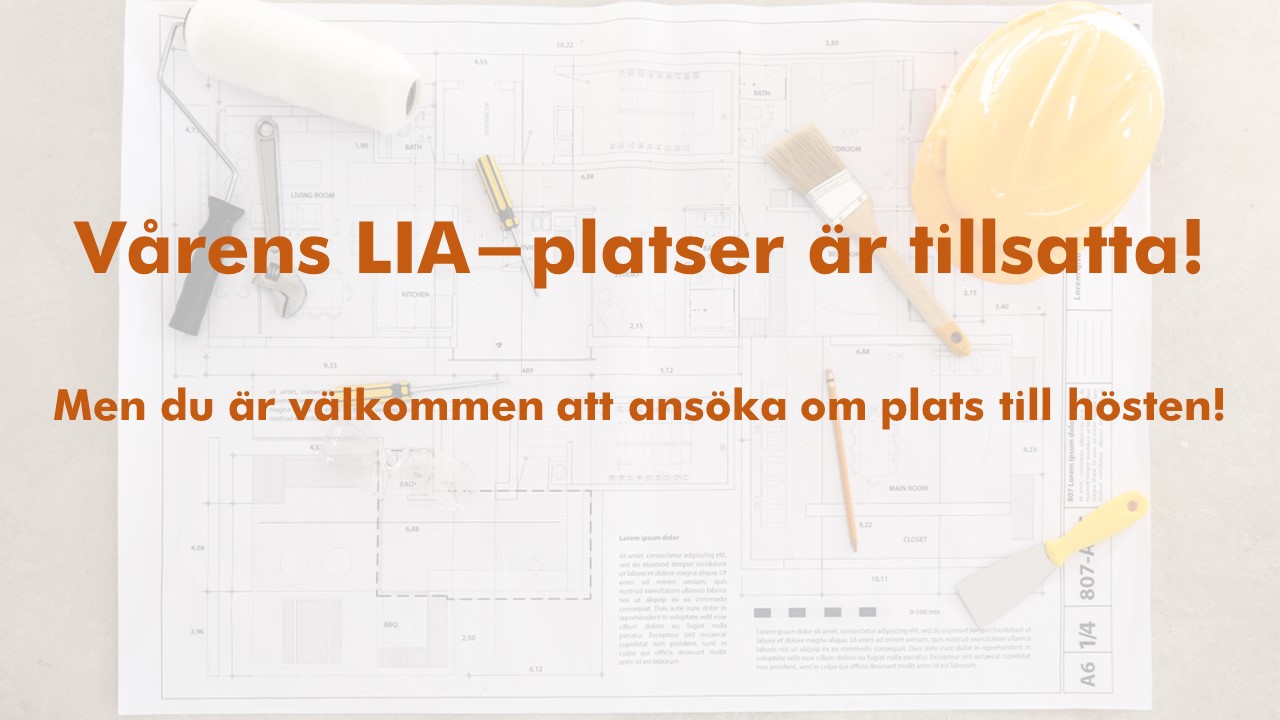Vårens LIA Platser Är Tillsatta!